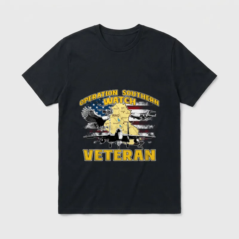 OSW Veteran Operation Southern Watch Ribbon T-Shirt – Classic T-Shirt in Black