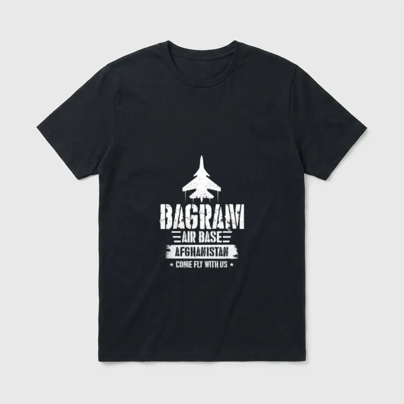 Airline Bagram Air Base Afghanistan Veteran T-Shirt – Classic T-Shirt in Black