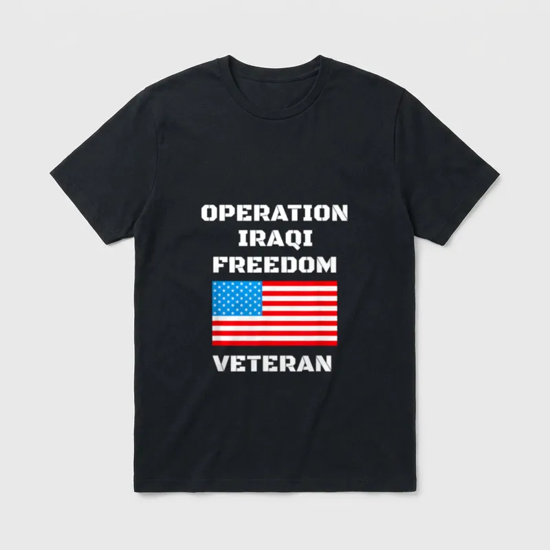 Operation Iraqi Freedom OIF Veteran Great T-Shirt – Classic T-Shirt in Black