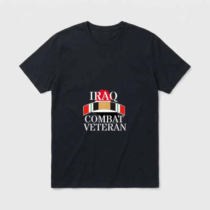 Military Veteran Operation Iraqi Freedom OIF T-Shirt – Classic T-Shirt in Black
