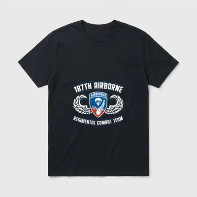 187th Airborne Rakkasan T-Shirt – Classic T-Shirt in Black