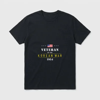 Veteran of the Korean War 1954 T-Shirt – Classic T-Shirt in Black