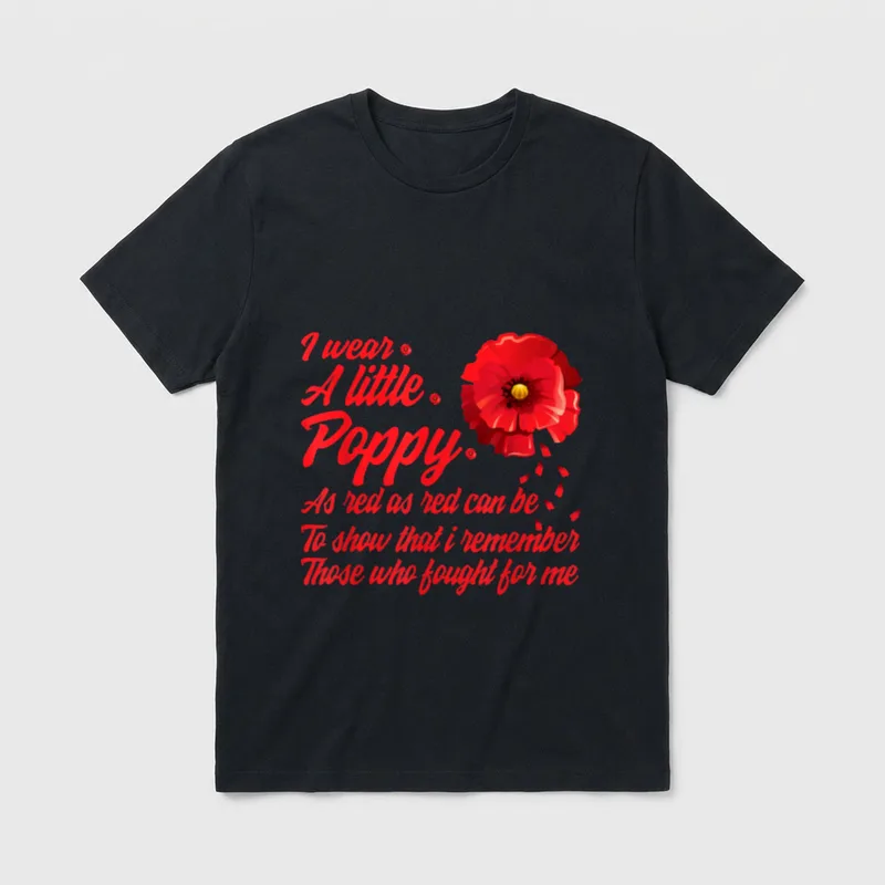 Veterans Day I Wear T-Shirt – Classic T-Shirt in Black