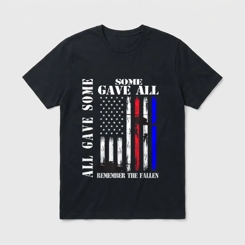 All Gave Some Flag T-Shirt – Classic T-Shirt in Black
