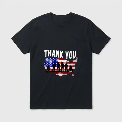 Women's Memorial Day Patriotic T-Shirt – Classic T-Shirt in Black