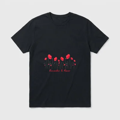 Women Veterans Memorial Day T-Shirt – Classic T-Shirt in Black