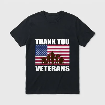 Honoring Veterans T-Shirt – Classic T-Shirt in Black