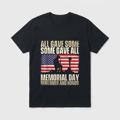 Veterans Day Memorial Patriotic T-Shirt – Classic T-Shirt in Black
