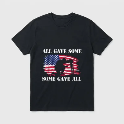 Veteran Memorial Day Patriotic T-Shirt – Classic T-Shirt in Black