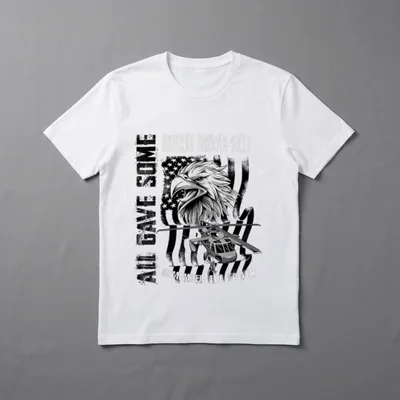 All Gave Some Veteran Memorial T-Shirt – ALL GAVE SOME SOME GAVE ALL REMEMBER THE FALLEN – Classic T-Shirt in Black