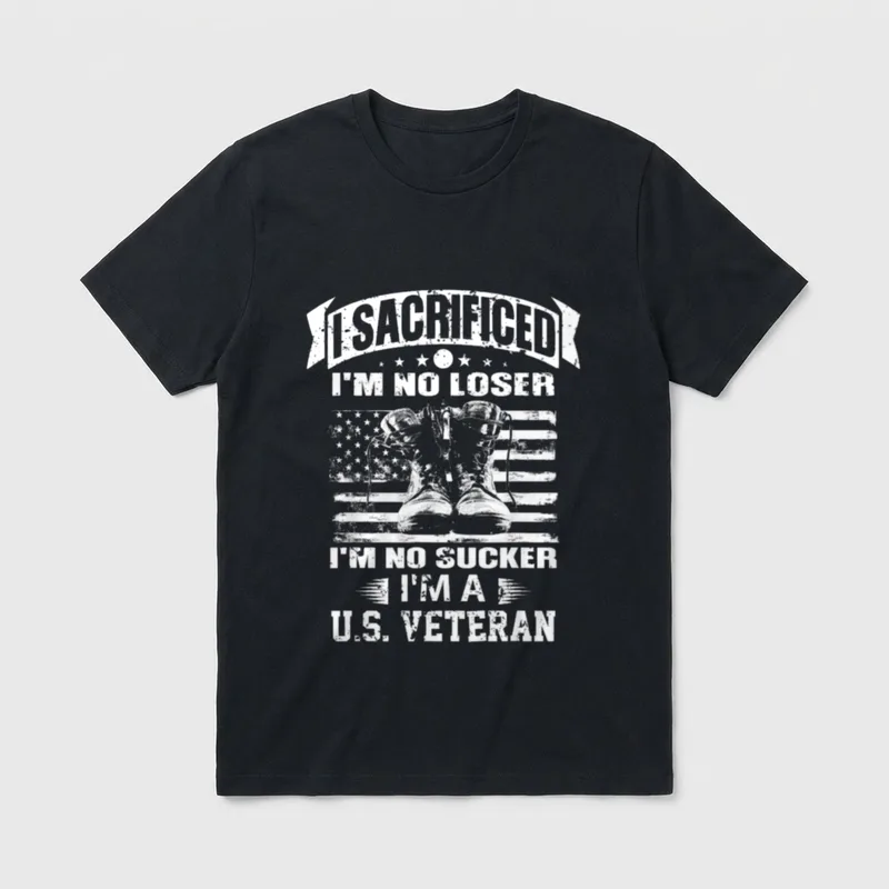 U.S. Veteran Sacrifice T-Shirt – Classic T-Shirt in Black