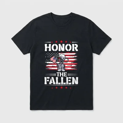 Military Combat Memorial Day T-Shirt – Classic T-Shirt in Black