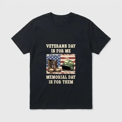 Military Veteran Remembrance T-Shirt – Classic T-Shirt in Black