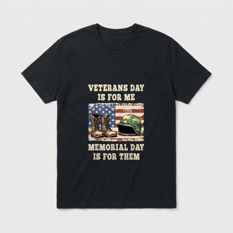 Military Veteran Remembrance T-Shirt – Classic T-Shirt in Black