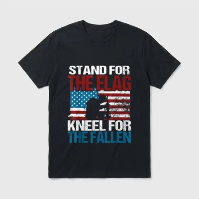Veteran Memorial Flag T-Shirt – Classic T-Shirt in Black