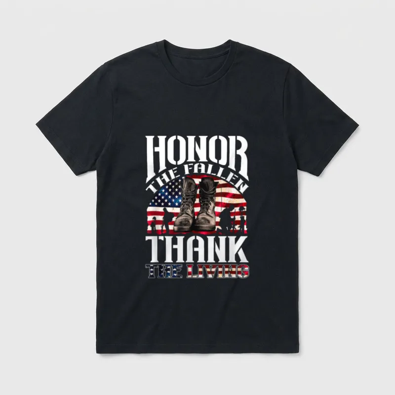 Military Fallen Heroes Memorial T-Shirt – Classic T-Shirt in Black