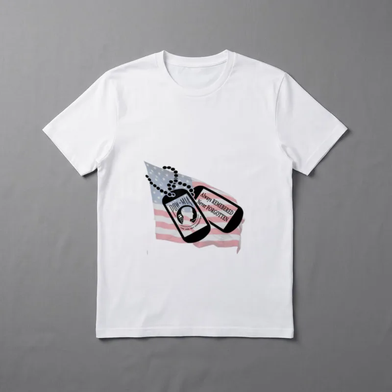 You Are Not Forgotten Flag Veteran T-Shirt – Classic T-Shirt in Black