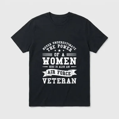 Also an Air Force Veteran T-Shirt – Classic T-Shirt in Black
