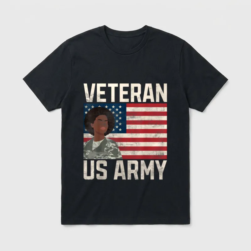 Veteran Us Army Memorial Day Thanks T-Shirt – Classic T-Shirt in Black