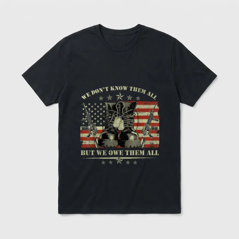 All Gave Some Veteran Memorial's Day T-Shirt – Classic T-Shirt in Black