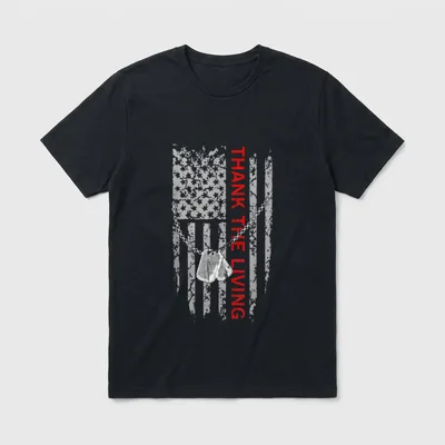 Honor the Fallen Armed Forces Memorial T-Shirt – Classic T-Shirt in Black