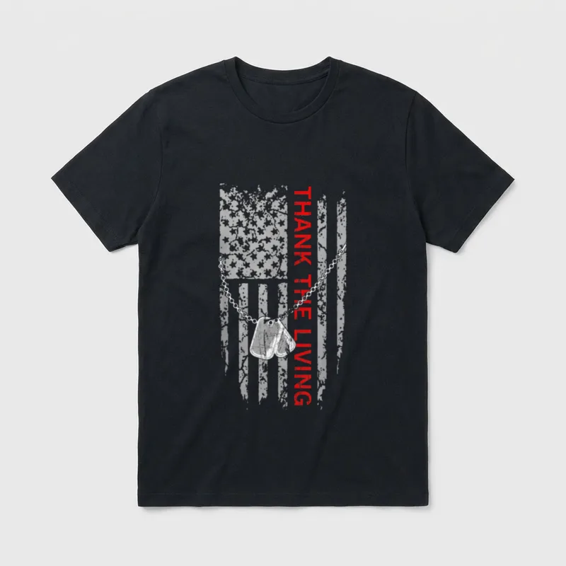 Honor the Fallen Armed Forces Memorial T-Shirt – Classic T-Shirt in Black