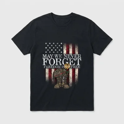 Free Veterans Day Veteran T-Shirt – Classic T-Shirt in Black