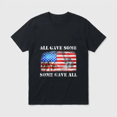 All Gave Some Some Memorial Day T-Shirt – Classic T-Shirt in Black