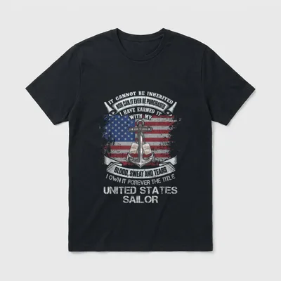US Navy Veteran T-Shirt – Classic T-Shirt in Black