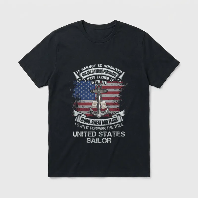 US Navy Veteran T-Shirt – Classic T-Shirt in Black