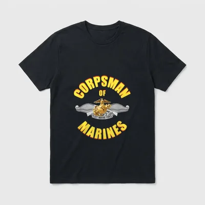 Combat Corpsman Veteran T-Shirt – Classic T-Shirt in Black