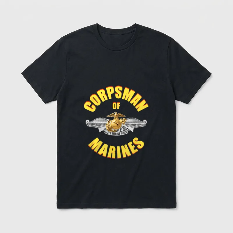 Combat Corpsman Veteran T-Shirt – Classic T-Shirt in Black
