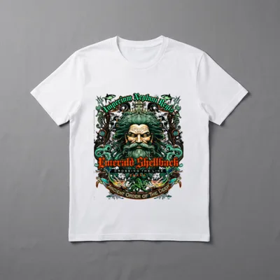 Crossing The Line Navy Veteran T-Shirt – Classic T-Shirt in Black