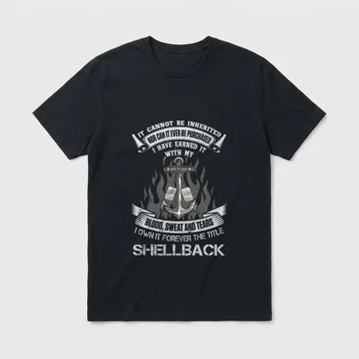 Shellback Sailor Navy Veteran T-Shirt – Classic T-Shirt in Black