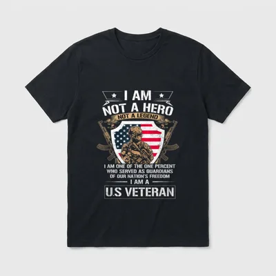 US Veteran Military Pride T-Shirt – Classic T-Shirt in Black