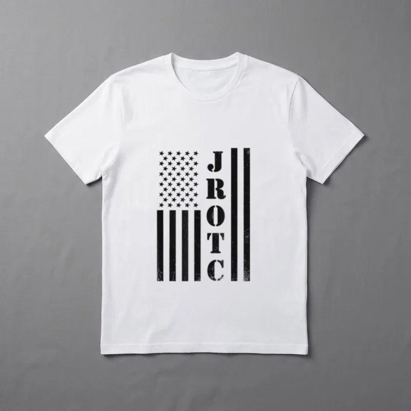 JROTC Veteran American Flag T-Shirt – Classic T-Shirt in Black