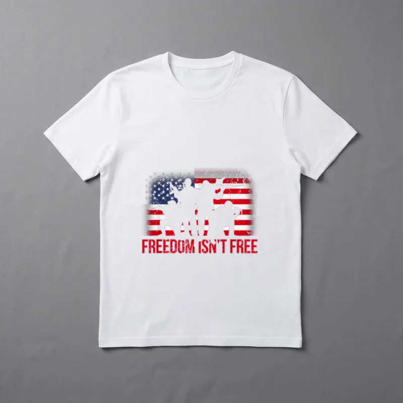 Patriotic Veteran 4th of July T-Shirt – Classic T-Shirt in Black