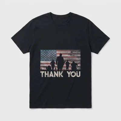 Veterans Day Military Appreciation T-Shirt – Classic T-Shirt in Black