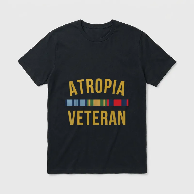 Atropia Military Service T-Shirt – Classic T-Shirt in Black