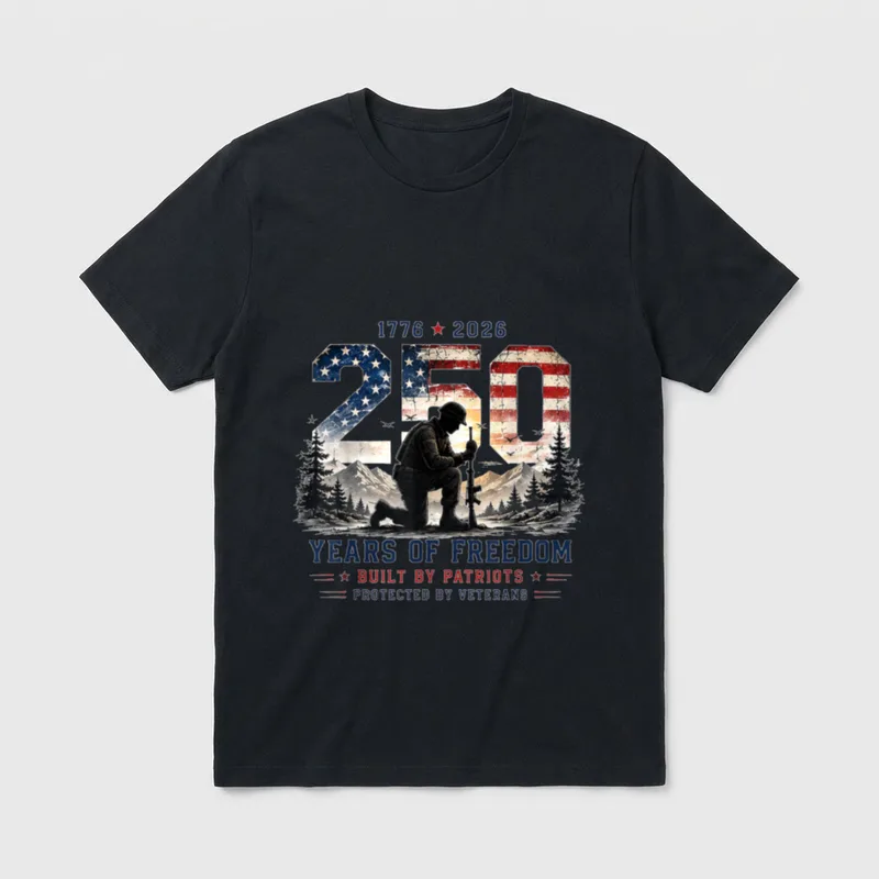 Years Heritage Veteran Pride T-Shirt – Classic T-Shirt in Black
