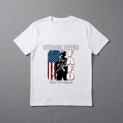 Don Pretend Patriotic FAFO T-Shirt – Classic T-Shirt in Black