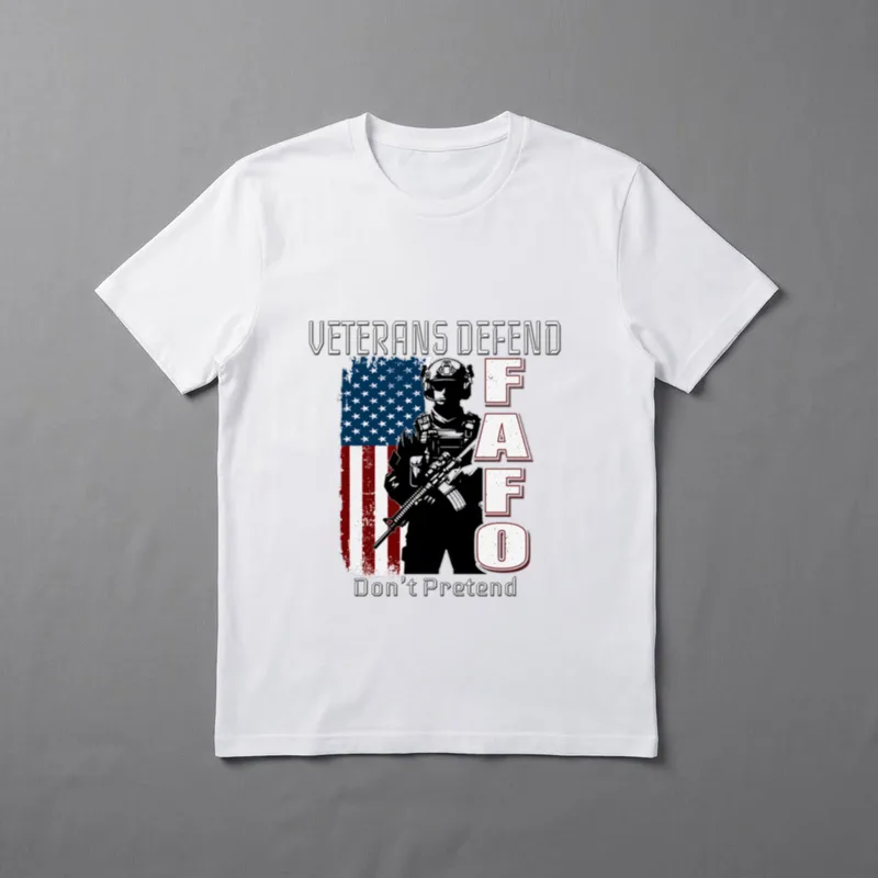 Don Pretend Patriotic FAFO T-Shirt – Classic T-Shirt in Black
