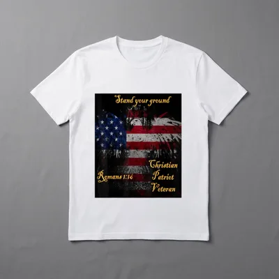 Patriot Veteran Stand Your Ground T-Shirt – Classic T-Shirt in Black