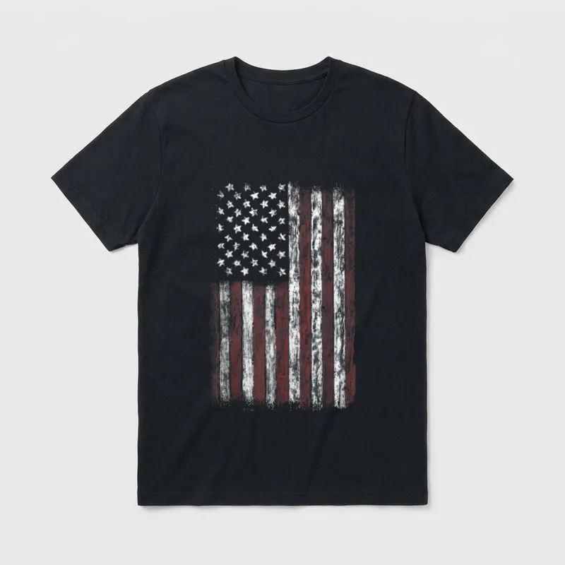 U S Patriot War Veteran T-Shirt – Classic T-Shirt in Black