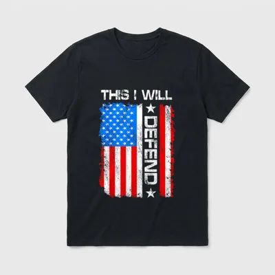 4th of July Patriot American Veteran T-Shirt – Classic T-Shirt in Black