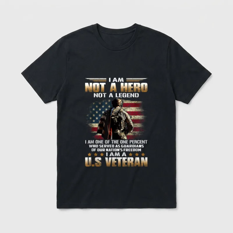 One Percent US Veteran T-Shirt – Classic T-Shirt in Black