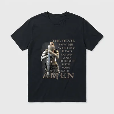 Veteran Prayer Faith T-Shirt – Classic T-Shirt in Black