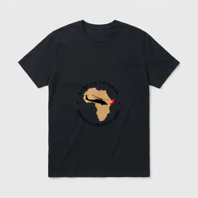 Somalia Operation Restore Hope T-Shirt – Classic T-Shirt in Black
