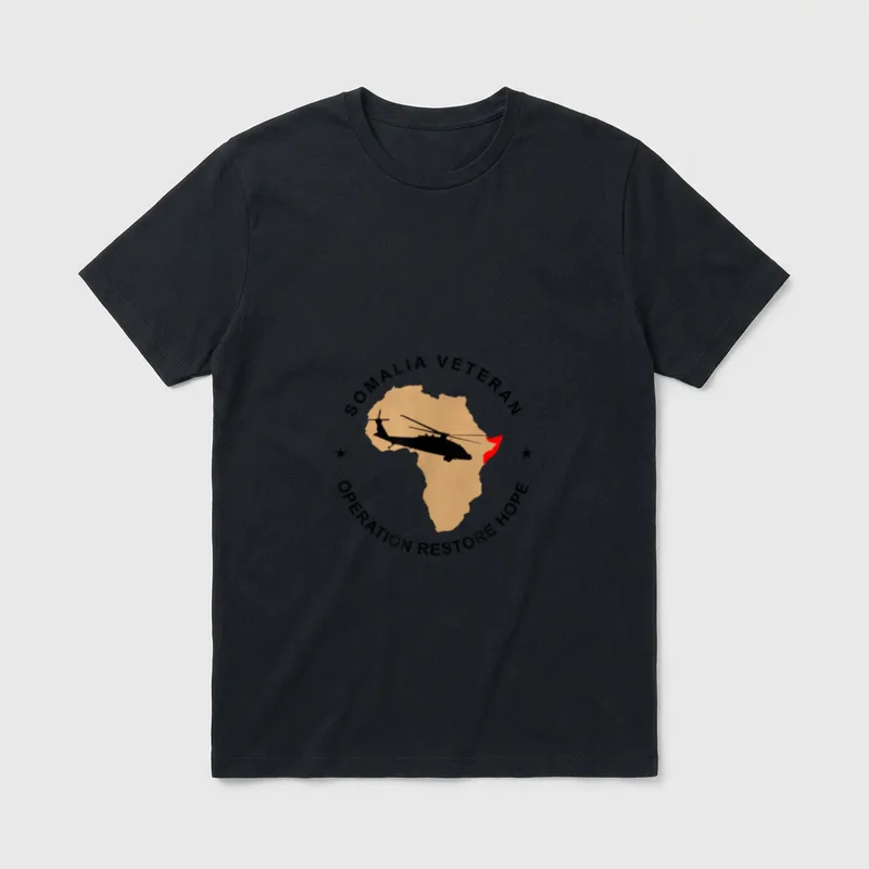 Somalia Operation Restore Hope T-Shirt – Classic T-Shirt in Black