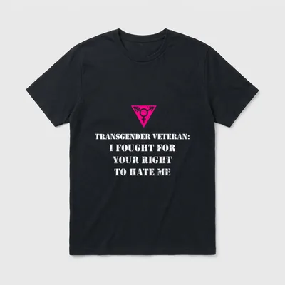 Transgender Veteran Rights T-Shirt – Classic T-Shirt in Black